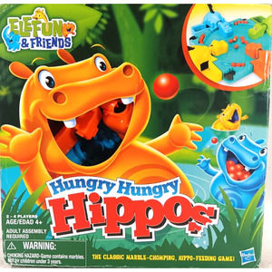 Hungry Hungry Hippos Elefun & Friends Hasbro Missing Gold Marble